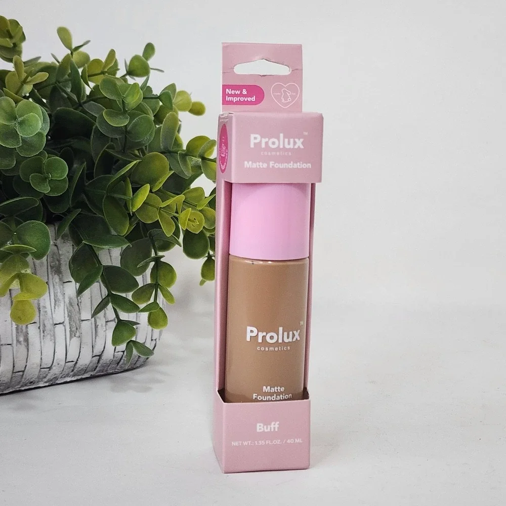 Prolux Cosmetics Matte Foundation Buff Shade - 1.35 fl oz / 40 mL - New